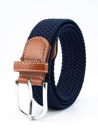 1pc Men Stretchy Woven Belt, No Hole Business Casual Golf Belt, School Summer, School Casual, Business, Boyfriend Husband Father Dad Men Gift, Daily Wear, Fashion, Teen, Outdoor, Vacation, Athletic, Travel, Street, Boho, Vintage Fall, Autumn, Halloween Autumn-Winter Accessories,Suitable For Teens, Youth,Men,Casual, Outdoor, Athletic, Vacation, Graduation Gifts, Birthday, Daily Wear