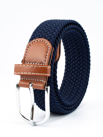 1pc Men Stretchy Woven Belt, No Hole Business Casual Golf Belt, School Summer, School Casual, Business, Boyfriend Husband Father Dad Men Gift, Daily Wear, Fashion, Teen, Outdoor, Vacation, Athletic, Travel, Street, Boho, Vintage Fall, Autumn, Halloween Autumn-Winter Accessories,Suitable For Teens, Youth,Men,Casual, Outdoor, Athletic, Vacation, Graduation Gifts, Birthday, Daily Wear
