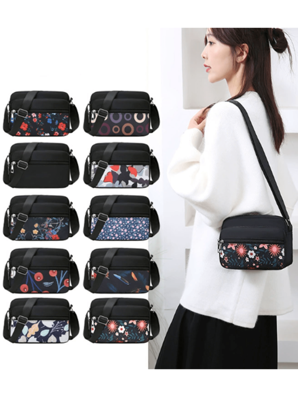 Solid Color Small Shoulder Bag, Multi Compartment Square Messenger Bag Commuting Fanny Pack, Versatile Mobile Coin Purse Retro Crossbody Bag, Lightweight Mini Satchel Purse Casual All-Match Storage Bags For Outdoor Travel