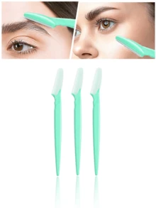 مجموعة 30/12/6/3/1 أداة تشذيب الحواجب الخضراء، ماكينة حلاقة، أدوات تقشير وإزالة الشعر، مجموعة ماكينة حلاقة الوجه والحواجب ذات المقبض الطويل والشفرات والغطاء الواقي، أدوات تجميل للنساء، مناسبة للاستخدام اليومي أو السفر، سعر معقول، هدية عيد الميلاد، مستحضرات تجميل، أدوات مكياج، رخيصة وجيدة، هدية، هدية للنساء، هدية عيد الميلاد