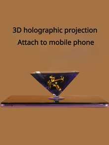 3D Holographic Projector Kit - STEM Education Tool For Home Learning, Physical Optics Technique Kit, DIY Science Experiments, Spectral Analysis, Home Lab Project | Dynamic Visuals | Detailed Images, Holographic Display