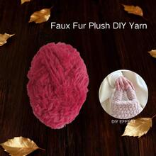 1 peça de 100 gramas de fio supermacio, colorido, grosso e fofo, para tricô e crochê, chapéu, cachecol, cobertor, bolsa