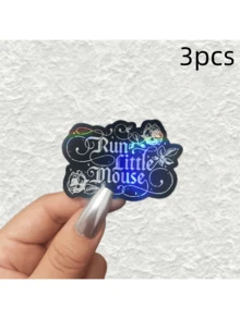 Nhãn dán trang trí "Run Little Mouse" trên giấy – Lấy cảm hứng từ Haunting Adeline, Cat & Mouse Duet, HD Carlton – Lý tưởng cho những người yêu sách & Người hâm mộ tiểu thuyết lãng mạn đen tối, Đồ dùng học tập, Quay lại trường học - Nhiều màu - Xem 20