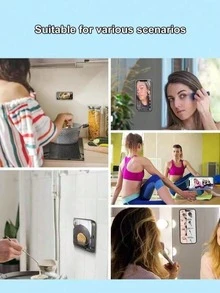 Silicone Suction Phone Case Adhesive Mount, 24-Hole Sticky Phone Grip With Higher Suction Power,Phone Cases, For Phone,Octobuddy,Phone Stand, Removable Hands-Free Strong Grip Silicone Suction Cup Phone Case For Selfies And Videos For Influencers, Women Girl Teen Gift.