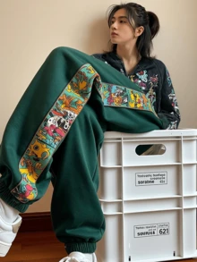 Jesus Hoodie Men's Y2k Zip Up Hoodie Harajuku Hip Hop Streetwear Casual Sweatshirt Hooded - 黑色 - 查看 4