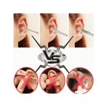 6Pcs Ear Cleaning Tool Stainless Steel Ear Pick Kit &1Pc Storage Bag Earwax Remover Tool, Living Room Home Bedroom Bathroom House Decor, Travel Stuff, Wedding, Party, Birthday, Gifts For Men Mom Dad Friends, New Years, Accessories, Funny Gift,School,Back To School,Travel,Travel Essentials,Home Essentials,Ear Cleaner - Màu xanh Cadet - Xem 7