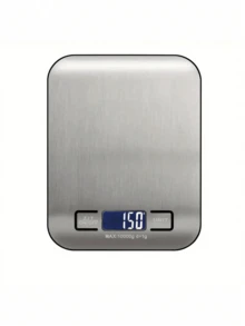 1 pieza Balanza de café multifunción de alta precisión, balanza electrónica de cocina de alta precisión, pantalla LCD de acero inoxidable, balanza de alta precisión, balanza de alimentos, balanza de café italiana de mano, herramienta de horneado precisa, balanza de cocina, accesorios de cocina, herramientas de horneado. Adecuado para hornear, cocinar, pérdida de peso, nutrición, dieta, medición precisa de hojas de té. (Medición mínima 5g) - Multicolor - Ver 19