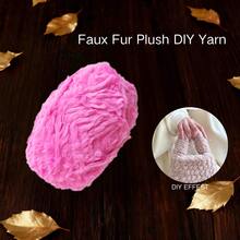 1 peça de 100 gramas de fio supermacio, colorido, grosso e fofo, para tricô e crochê, chapéu, cachecol, cobertor, bolsa