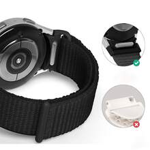 20mm Elastic No Gap Nylon Band Compatible With Samsung Galaxy Watch 7/6/4/Classic/5 Pro 44mm 40mm 43mm 47mm 42mm 46mm,Breathable Nylon Loop Bracelet Compatible With Galaxy Watch 7 20mm Watch Strap Smartwatch Accessories,Women Men