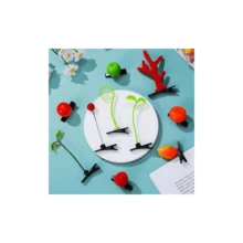 20PC WORDS Word Clips For Hair Word Sprout Pack Black White FunnySprouts Phrases Slang Rave Plur Festival EDM Concert Cute Small Hairpins Headwear Hair Accessories - ColorC - 查看 4