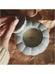 1 Large Pumpkin-Shaped Jar Candle (Craft Pumpkin) – Valentine's Day Decoration, Ramadan Decoration, Autumn Gift Decoration, Autumn Ornament, Warm Home Decor, Pumpkin Scented Aromatherapy Plaster Doll Blank, Storage DIY Handicraft (Candle Materials And Wick Not Included; Make Your Own With Purchased Supplies). - Multicolor - View 5