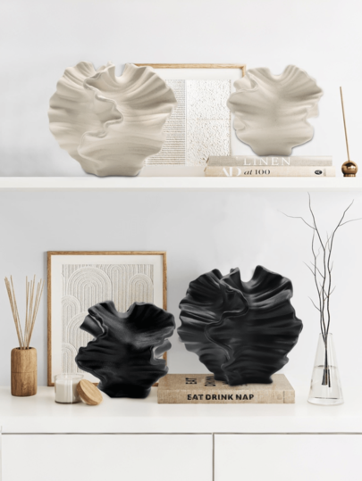 1pc Creative Abstract Vase Home Wit Flower Shaped Reed Vase, Minimalist Sc inavian Boho Moderne Farmho Living Room, Kitchen, Bedroom, Dining Table, Office (Small Size May Be Too Small, Please Choose The Larger If You Mind) Room Glass view 9