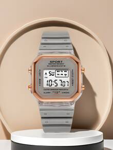 This Unicorn-Shaped Small Square Electronic Watch Is Suitable For Students To Wear, And It Is A Multi-Functional Sports Digital Watch. It Is Very Suitable As A Commemorative Gift For Graduation Season, And Can Also Be Used As A Gift For Halloween, Christmas, Children's Day, Mother's Day And Other Festivals. - Multicolor - View 19