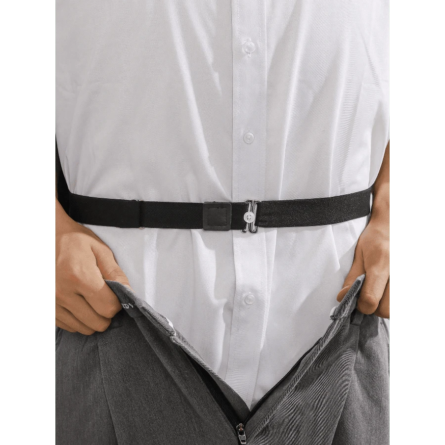 1pc Men's Shirt Stays Adjustable Elastic Suspenders With Non-Slip Locking Clamps Casual Summer, School Casual, Business, Boyfriend Husband Father Dad Men Gift, Daily Wear, Fashion, Teen, Outdoor, Vacation, Athletic, Travel, Street, Boho, Vintage Fall, Autumn, Halloween Autumn-Winter Accessories,Suitable For Teens, Youth,Men,Casual, Outdoor, Athletic, Vacation, Graduation Gifts, Birthday, Daily Wear