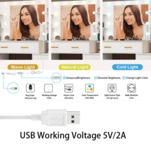 100cm Modern White Vanity Set With LED Mirror & Stool, 7-Drawer Storage + Tiered Shelves - Large Dressing Table With LED Adjustable Brightness - Girls Bedroom Furniture With Stool Included, Space-Saving Design, Easy Assembly Required - Ideal For Teen Girls & Women - Modern Makeup Dressing Table Set, Vanity Makeup