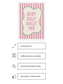 1幅无框忙碌闲逛粉白条纹不对称绿色轮廓墙艺术印刷海报，现代家居装饰，适用于客厅、卧室、公寓、宿舍房间装饰|房间装饰|趣味海报|墙面印刷品|礼品创意 - 彩色 - 查看 5