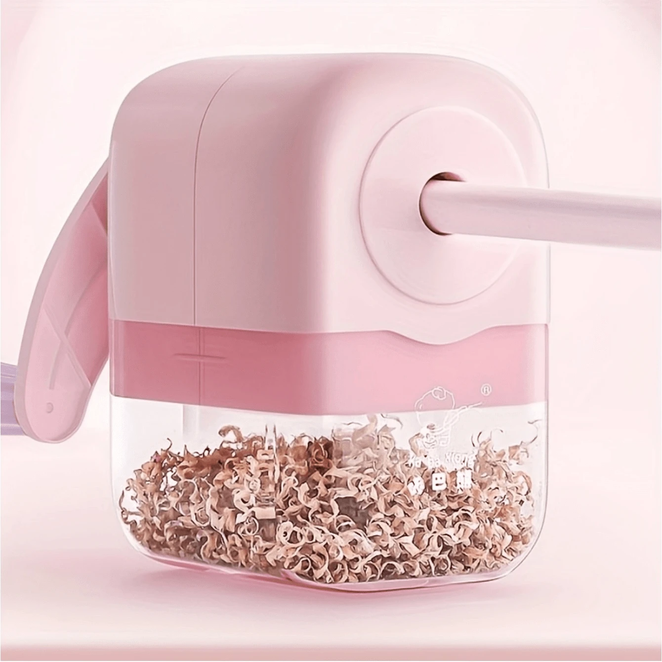 1pc Fashionable Manual Pencil Sharpener - Durable ABS Plastic Material, Essential For Students, Homes, Offices And Artists, Birthday Gift, Multifunctional Creative Pencil Sharpener, Sturdy Structure, Battery-Free, Fun Stationery, Professional-Grade Pencil Sharpener - Suitable As School Supplies And Gifts - Multicolor - View 1