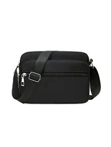 Solid Color Small Shoulder Bag, Multi Compartment Square Messenger Bag Commuting Fanny Pack, Versatile Mobile Coin Purse Retro Crossbody Bag, Lightweight Mini Satchel Purse Casual All-Match Storage Bags For Outdoor Travel