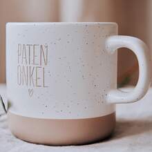 Personalized Ceramic Mug With Your Text, Stoneware Mug With Custom Engraving And Unglazed Base, Individual Coffee Mug Made Of Porcelain Stoneware, Unique Handmade Gift Mug For Teachers And Personalized Coffee Drinkware - Mug - View 7