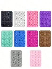 Silicone Suction Phone Case Adhesive Mount, 24-Hole Sticky Phone Grip With Higher Suction Power,Phone Cases, For Phone,Octobuddy,Phone Stand, Removable Hands-Free Strong Grip Silicone Suction Cup Phone Case For Selfies And Videos For Influencers, Women Girl Teen Gift.