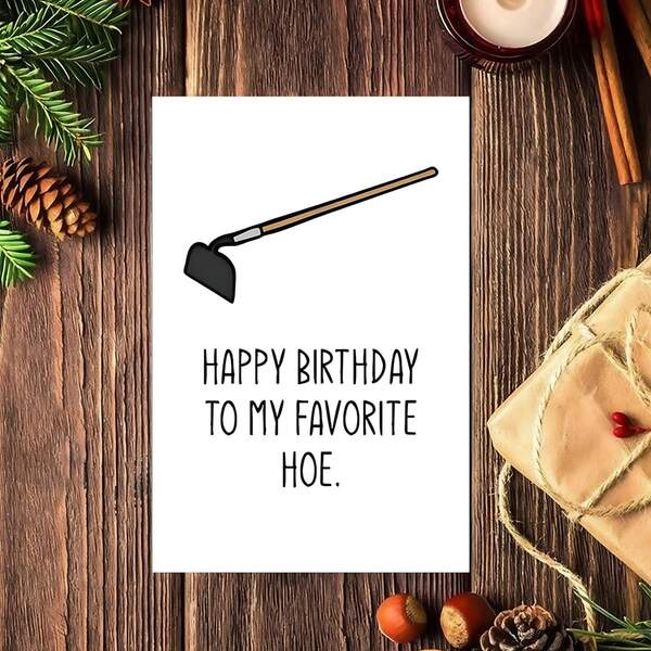 1pc Unique Birthday Cards - "Happy Birthday To You, My Favorite" Message, Perfect For Any Recipient, Suitable For All Ages, Birthday Gift Christmas Card