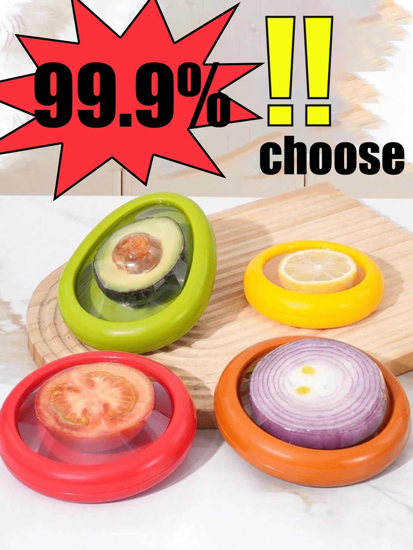 1 pieza/4 piezas Caja de almacenamiento de frutas, contenedores de almacenamiento de silicona para frutas, Conservador de aguacate para refrigerador, Recipientes de almacenamiento reutilizables para refrigerador, Conservadores de cebolla, Almacenamiento de frutas y verduras para cebolla, tomate, limón, patatas, Soporte reutilizable para almacenamiento de alimentos, Vainas de estiramiento frescas para conservador de alimentos