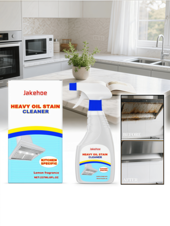 强力除油剂，家用厨房通风口清洁剂，去除油渍，易于清洁