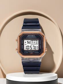 This Unicorn-Shaped Small Square Electronic Watch Is Suitable For Students To Wear, And It Is A Multi-Functional Sports Digital Watch. It Is Very Suitable As A Commemorative Gift For Graduation Season, And Can Also Be Used As A Gift For Halloween, Christmas, Children's Day, Mother's Day And Other Festivals. - Multicolor - View 13