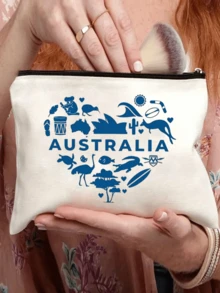 Fun Makeup Bag, Australian Theme Lightweight Makeup Bag,Canvas Charger Cable Storage Bag - Non-Waterproof ,Australian Small Animal Series Print Bag, Portable Zipper Makeup Bag With Vibrant Australian Illustrations, Portable Toiletry Bag, Travel Makeup Bagtravel Essentials For Vacation Summer Holiday Back To School School Stuff Bag For School Travel Bag For Women Makeup Bag For Travel - Multicolor - View 12