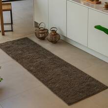Classic Oasis Non-Slip Soft Luxury Carpet Runner For Hallway And Bedside Decoration - 摩卡棕 - 查看 10