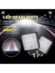 1 đèn làm việc LED chống nước IP67, đèn làm việc độ sáng cao, đèn làm việc LED công suất cao chịu tải nặng - Nhiều màu - Xem 3