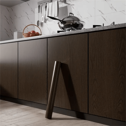 1 Roll Wood Grain Contact Paper - Self-Adhesive Furniture And Wallpaper-Like Film, Dark Brown Wood Grain Appearance, Suitable For Kitchen, Bathroom, Office Decor - Easy To Apply On Cabinets, Countertops, Walls - Vinyl Surface Home Decor, Home Renovation, Seamless Pattern, High-Quality Facing Film, DIY Hobby, Retro Background Wallpaper, Wood Packaging, Gray-Tone Kitchen Wallpaper, Coffee-Colored Wallpaper, Paper, Furniture Wallpaper Roll