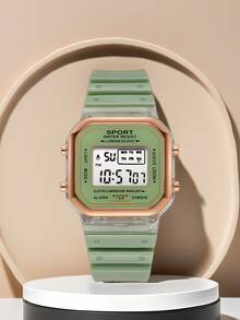 This Unicorn-Shaped Small Square Electronic Watch Is Suitable For Students To Wear, And It Is A Multi-Functional Sports Digital Watch. It Is Very Suitable As A Commemorative Gift For Graduation Season, And Can Also Be Used As A Gift For Halloween, Christmas, Children's Day, Mother's Day And Other Festivals. - Multicolor - View 7