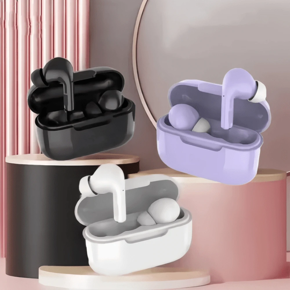 New Wireless Bluetooth Earphones Earbuds Buds Pro Noise Reduction Headphones Hifi Stereo Sound Built-In Mic Headset - Multicolor - View 1