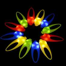 Liontin Kalung Anjing Peliharaan LED 3 Inci, Bahan Silikon, Lampu Peringatan Berkedip, Dekorasi Natal, Cocok untuk Anjing, Kucing, Sangkar Burung, Dekorasi Liburan - MultiWarna - View 5
