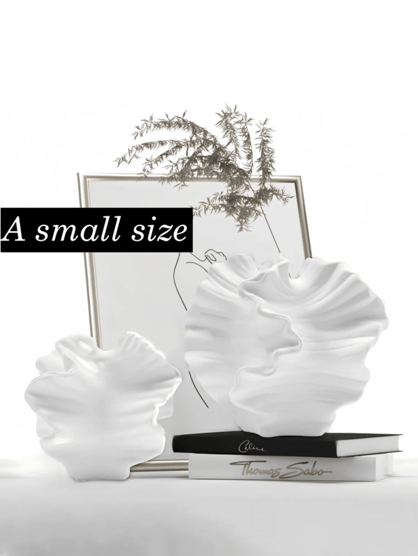 Jarrón decorativo de resina minimalista moderno, decoración para sala de estar, recibidor, gabinete de TV, escritorio de oficina, maceta artística de lujo y alto nivel, estilo wabi sabi para mesa de té, gabinete de TV, decoración de habitación, florero, jarrón de vidrio