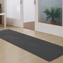 Classic Oasis Non-Slip Soft Luxury Carpet Runner For Hallway And Bedside Decoration - Màu xám đen - Xem 9