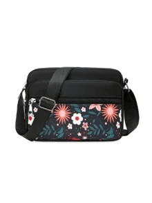 Solid Color Small Shoulder Bag, Multi Compartment Square Messenger Bag Commuting Fanny Pack, Versatile Mobile Coin Purse Retro Crossbody Bag, Lightweight Mini Satchel Purse Casual All-Match Storage Bags For Outdoor Travel