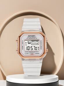 This Unicorn-Shaped Small Square Electronic Watch Is Suitable For Students To Wear, And It Is A Multi-Functional Sports Digital Watch. It Is Very Suitable As A Commemorative Gift For Graduation Season, And Can Also Be Used As A Gift For Halloween, Christmas, Children's Day, Mother's Day And Other Festivals. - Multicolor - View 3