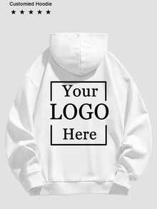 Personalized Women's Zipper Hooded Sweatshirt / Customize A Memento Of Your Precious Moments Together / Photos Of Family / Pets / Lovers / Couples / Parent-Child / Mother-Child / Gifts For Best Friends / Beloved Children / Girls / Boyfriends / Winter Long-Sleeved Sweatshirts / Couple Outfits / Parent-Child Sets / Thanksgiving / 520 / Any Photos Can Be Customized / No Restrictions / Welcome To Customize! - White - View 4