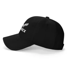 1pc AVIREX Adjustable Baseball Cap With Winged Logo - Lightweight Polyester, Machine Washable, Unisex Casual Hat For Men & Women, Black With White Lettering, Perfect For Christmas, Easter, Thanksgiving, Casual Headwear| Stylish Headgear| Durable Headwear - 黑色 - 查看 11