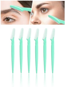 مجموعة 30/12/6/3/1 أداة تشذيب الحواجب الخضراء، ماكينة حلاقة، أدوات تقشير وإزالة الشعر، مجموعة ماكينة حلاقة الوجه والحواجب ذات المقبض الطويل والشفرات والغطاء الواقي، أدوات تجميل للنساء، مناسبة للاستخدام اليومي أو السفر، سعر معقول، هدية عيد الميلاد، مستحضرات تجميل، أدوات مكياج، رخيصة وجيدة، هدية، هدية للنساء، هدية عيد الميلاد