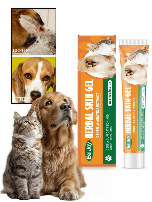 Haustier Reinigungsgel, sanfte Formel geeignet für Katzen & Hunde, leicht und einfach zu verwenden für die tägliche Reinigung