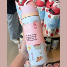 Insulated Stainless Steel Water Bottle With Straw, Sports Water Bottle, Great For Travel, 24oz/32oz - Nhiều màu - Xem 16