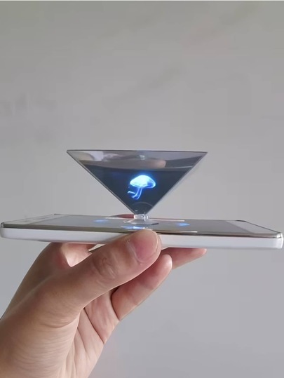 Kit de proyector holográfico 3D - Herramienta educativa STEM para el aprendizaje en el hogar, kit de técnica de óptica física, experimentos científicos DIY, análisis espectral, proyecto de laboratorio en el hogar | Visuales dinámicos | Imágenes detalladas, pantalla holográfica