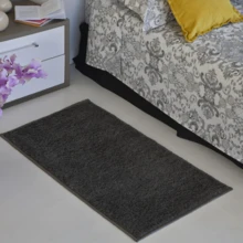 Classic Oasis Non-Slip Soft Luxury Carpet Runner For Hallway And Bedside Decoration - Màu xám đen - Xem 10