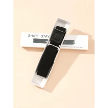 1pc Men's Shirt Stays Adjustable Elastic Suspenders With Non-Slip Locking Clamps Casual Summer, School Casual, Business, Boyfriend Husband Father Dad Men Gift, Daily Wear, Fashion, Teen, Outdoor, Vacation, Athletic, Travel, Street, Boho, Vintage Fall, Autumn, Halloween Autumn-Winter Accessories,Suitable For Teens, Youth,Men,Casual, Outdoor, Athletic, Vacation, Graduation Gifts, Birthday, Daily Wear