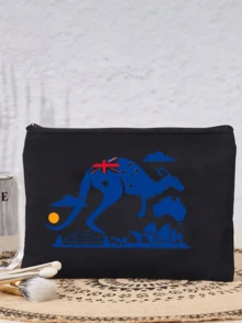 Fun Makeup Bag, Australian Theme Lightweight Makeup Bag,Canvas Charger Cable Storage Bag - Non-Waterproof ,Australian Small Animal Series Print Bag, Portable Zipper Makeup Bag With Vibrant Australian Illustrations, Portable Toiletry Bag, Travel Makeup Bagtravel Essentials For Vacation Summer Holiday Back To School School Stuff Bag For School Travel Bag For Women Makeup Bag For Travel - Multicolor - View 19