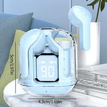 Original T2 Transparent Wireless Bluetooth Earphones, Hi-Fi Sound Quality, High-Grade Bluetooth 5.3, Compatible With All Smartphones - Multicolor - View 8