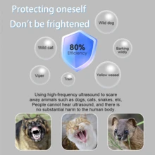 1 Pc, Ultrasonic Dog Repellent Rechargeable Ultrasonic Dog Bark Deterrent With Digital Display - Portable Anti-Barking Training Device For Indoor Outdoor Use, Effective Behavior Aids To Stop Barking And Correct Bad Habits In Dogs,Daily Use